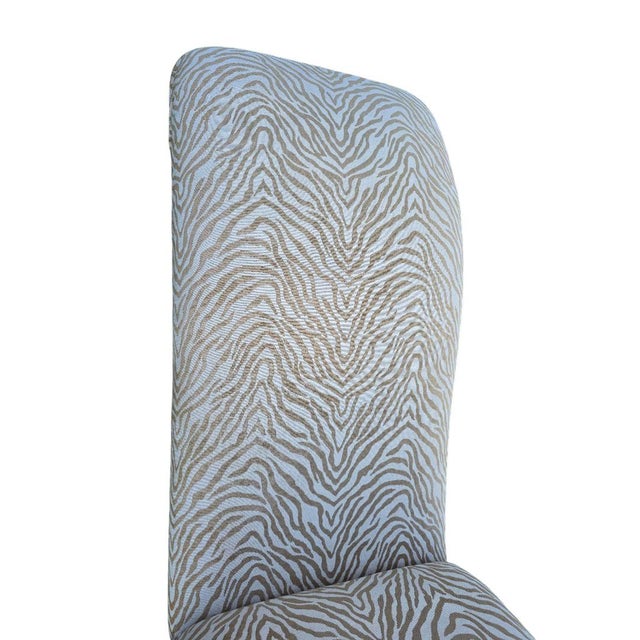 Late 20th Century Animal Print Chaise Lounge For Sale - Image 4 of 8