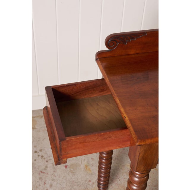 Late 19th Century Victorian Mahogany Console With Bobbin Legs For Sale - Image 13 of 15