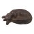 Antique Iron Reclining Fox Doorstop For Sale