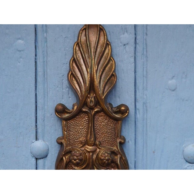 Vintage Rococo Revival Italian 3-Arm Wall Sconces, 1940s, Set of 2 For Sale - Image 10 of 15