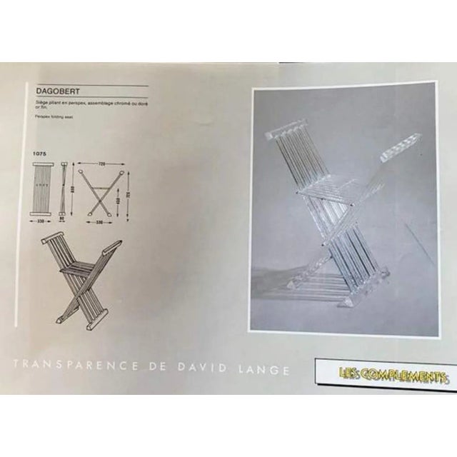 Vintage Dagobert Curule Chair by David Langes, 1970s For Sale - Image 15 of 16