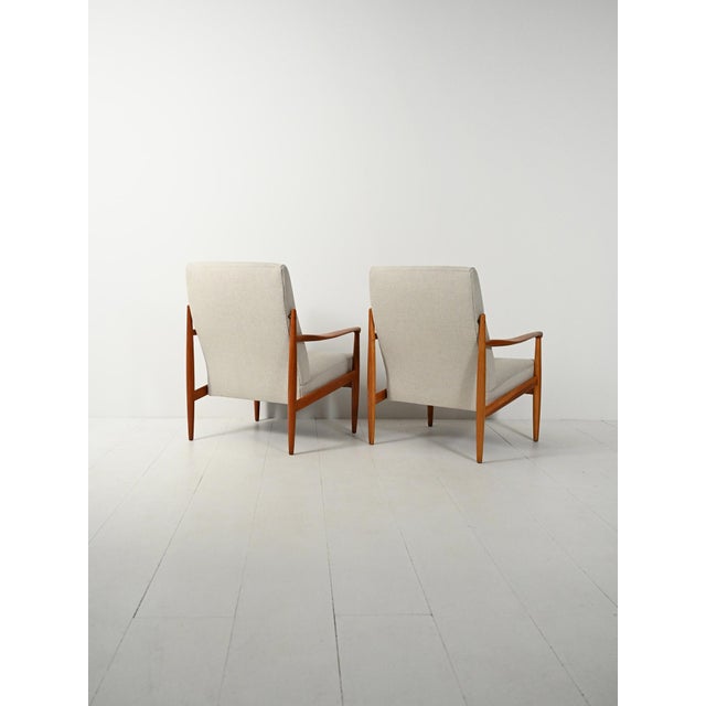 Scandinavian Teak Armchairs, 1960s, Set of 2 For Sale - Image 6 of 13