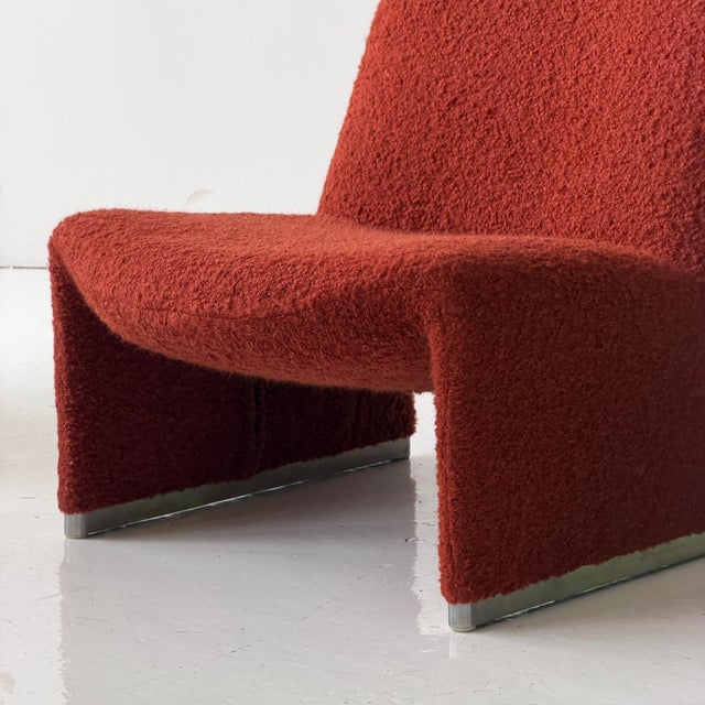 c. 1970s. Netherlands. Price is for the set. Contact us if you’d like to purchase a single item. Red lambchop upholstery...