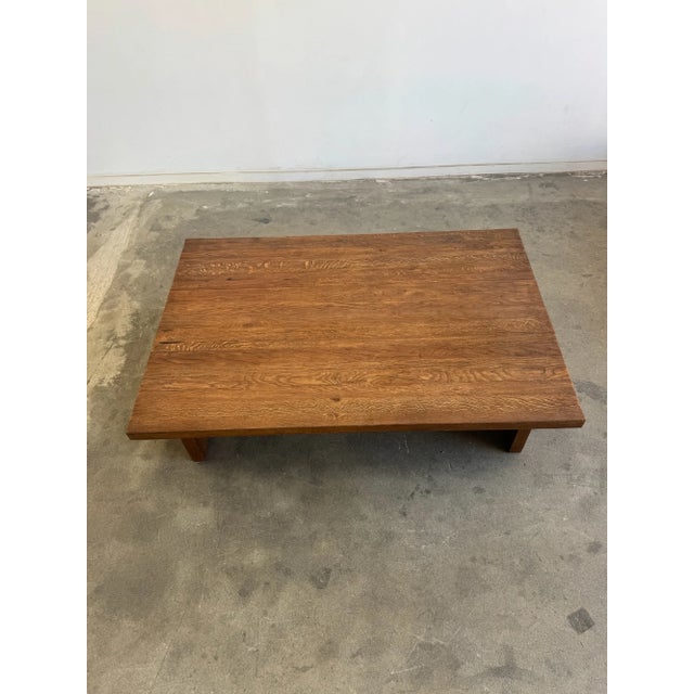 Coffee Table in Reclaimed Oak For Sale In Los Angeles - Image 6 of 12