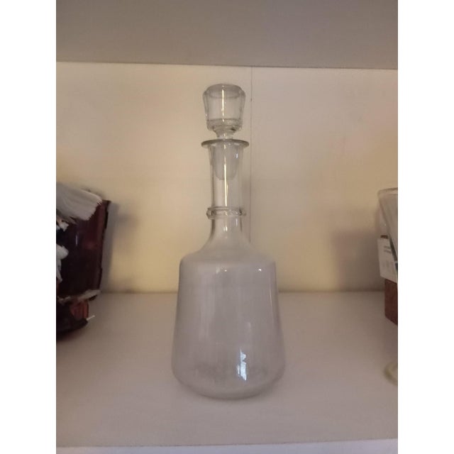 Art Deco Carafe from Zawiercie Glassworks, Poland, 1930s For Sale - Image 6 of 6