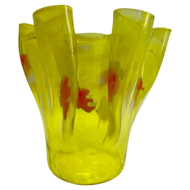 Art Glass Vase in the style of Johann Loetz Widow, Klostermühle, 1930s For Sale - Image 3 of 9