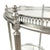 Vintage French Neoclassical Chrome Plated and Brass Drinks Trolley with Serving Tray, 1950s For Sale - Image 13 of 18