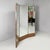 Mid-Century Modern Mid-Century Modern Italian Free-Standing Mirror with Three Wooden Doors, 1960s For Sale - Image 3 of 18