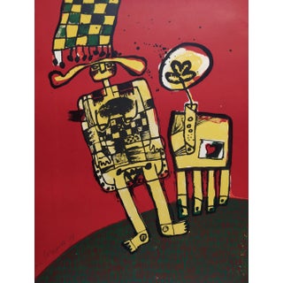 E.A. Corneille, Lithograph on Paper, 1969 For Sale