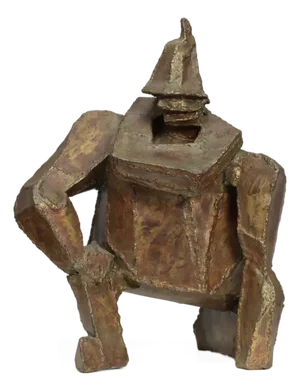 Louk Van Meurs, Starke Jâan Sculpture, 1970s, Welded Steel