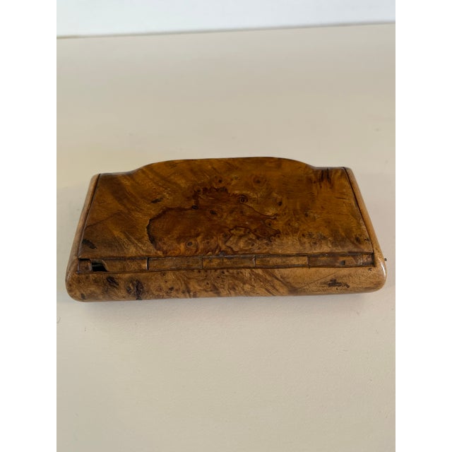 Late 19th Century Burlwood Cigarette Box For Sale - Image 4 of 7