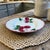 Red Vintage Blue Ridge Pottery Crab Apple Serving Platter Small For Sale - Image 8 of 8
