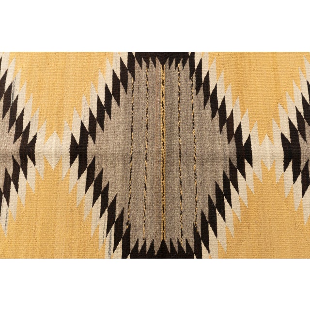 Vintage Navajo Style Rug 3'10 X 5'9 For Sale - Image 10 of 11