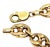 Large Puff 14k Yellow Gold Mariner Link Bracelet For Sale - Image 4 of 12