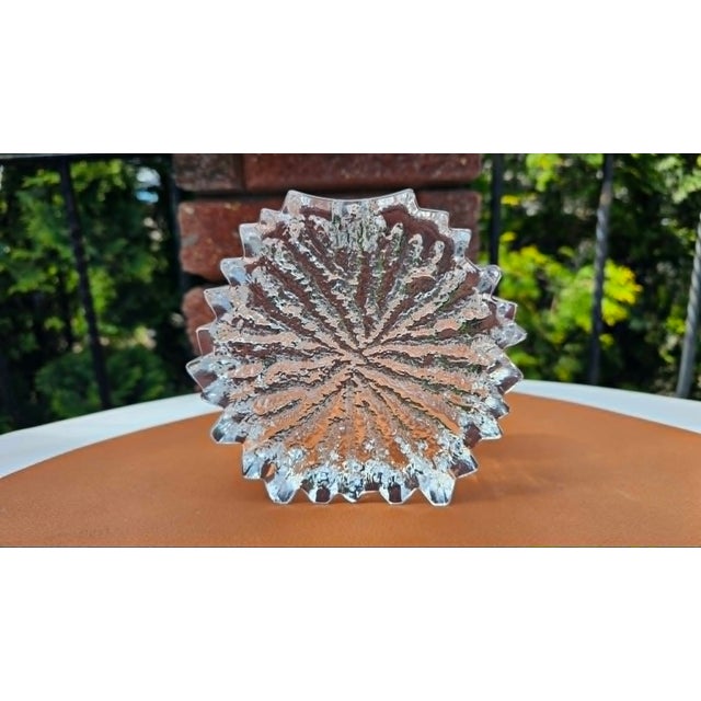 Glass Nautilus Glass Vase by Willy Johansson for the Norwegian Glassworks Hadeland Glassverk, 1960s For Sale - Image 7 of 7