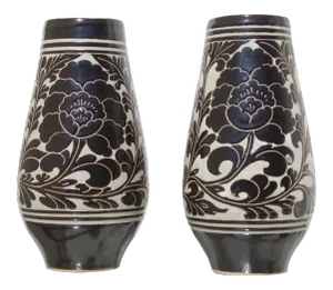 Asian Mid Century Vases