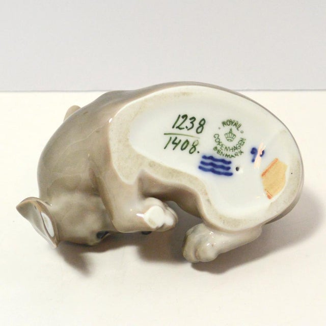 Ceramic 1960s Royal Copenhagen Porcelain Dachshund Puppy For Sale - Image 7 of 7