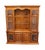 Late 20th Century Singer Furniture Solid Oak Mediterranean Spanish Revival 72" China Cabinet W. Grilled Doors 6394-370 For Sale - Image 5 of 12