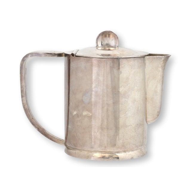 Early 20th Century Early 20th Century Art Deco Swiss Hotelware Coffee Pot For Sale - Image 5 of 5