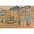 Late 20th Century French Modern Framed Architectural Rendering For Sale - Image 9 of 11