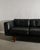 Danish Mid-Century Black Leather Three Seater V11 Sofa by Illum Wikkelsø, 1960s For Sale - Image 3 of 8