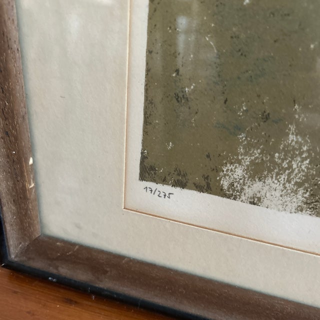 Original Vintage Gerhard Wind Serigraph 1980 For Sale - Image 4 of 12