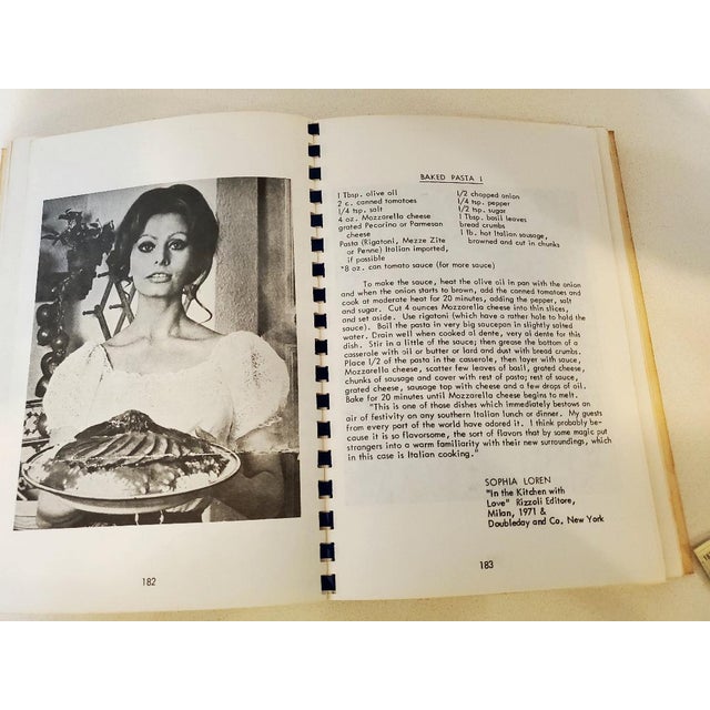 Mid-Century Modern 1970s Hollywood Celebrity Cookbook, Vintage For Sale - Image 3 of 12
