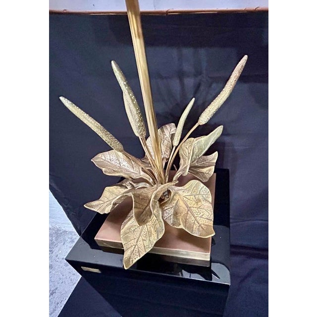 Vintage Lamp in Bronze and Brass, 1970s For Sale - Image 12 of 15