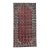 Vintage Hamadan Hand-Knotted Runner 4'4" X 10'1" For Sale
