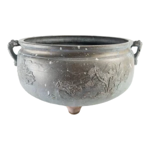 20th Century Japanese Chinoiserie Style Bronze Censer or Planter