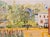 1950s Johannes Schiefer -1950s Naive Street Scene at Spring -Oil Painting For Sale - Image 5 of 13