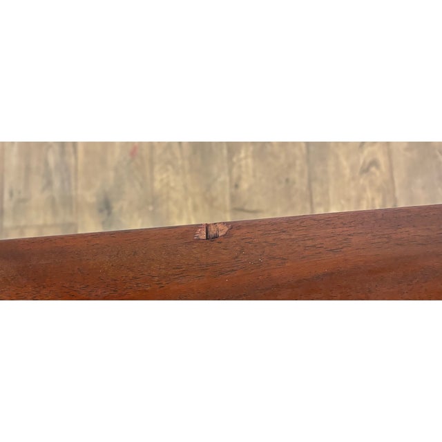 Vintage Federal Hepplewhite Georgian Style Inlaid Demilune Flip Top Game Table For Sale - Image 12 of 16