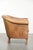 Sheepskin Club Armchair Light Cognac with Decorative Nails For Sale - Image 3 of 14