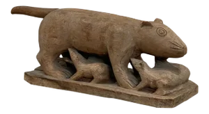 Carved Wood Animal, Indonesia Circa 1900