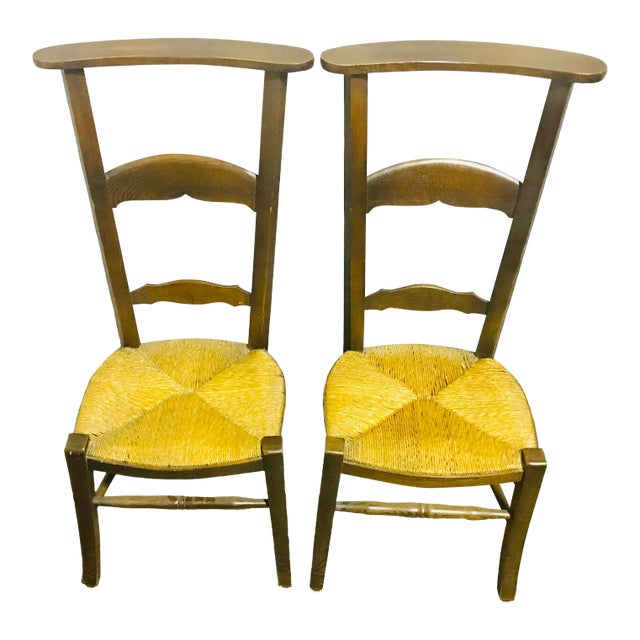 Vintage Mid Century Shaker Shawl Chairs- a Pair For Sale