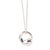 2020s Tiffany & Co. Sterling Silver Elsa Peretti Eternal Circle Pendant Necklace 4.11g For Sale - Image 5 of 7