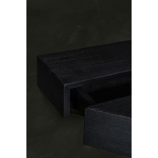Désenchantée console table in cast bronze by william guillon hand sculpted, dated and signed dimensions: d 40 x w 130 x h...