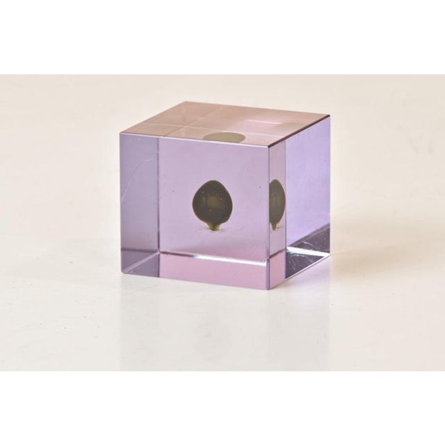Alexandrite Glass Paperweight by Flavio Poli for Seguso Vetri d'Arte, Italy, 1958 For Sale - Image 3 of 6