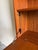 Wood 1960s Danish Mid-Century Modern Teak Bar Cabinet With Drop-Down Desk For Sale - Image 7 of 10