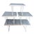 1960s Homecrest Bottemillier White Metal Coffee and Accent Tables, Attributed - Set of 4 For Sale