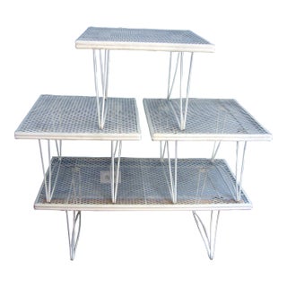 Homecrest Bottemillier Patio Garden Coffee and 3 Accent Tables, Attributed - Set of 4 For Sale