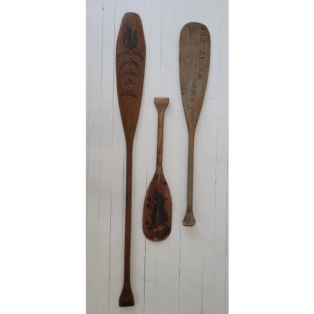 1920s 1920s Children's Camp Folk Art Canoe Paddle For Sale - Image 5 of 5