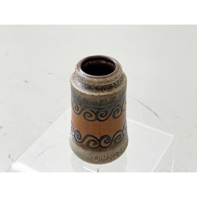 Ceramic Spiral Vase from Scheurich Keramik, Germany, 1970s For Sale - Image 4 of 10