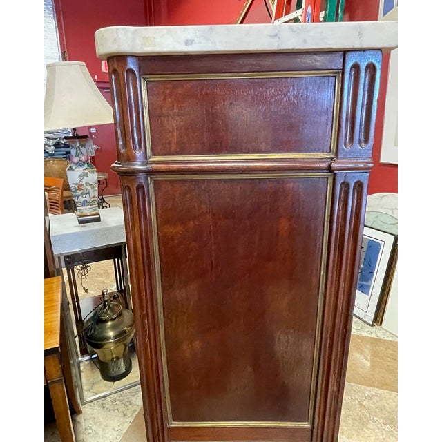 Antique French Semainier With Marble Top. Mid 19th C. For Sale - Image 11 of 12