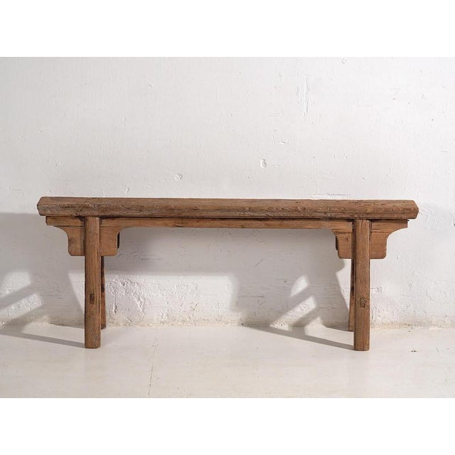 Antique Chinese Bench, 1870s For Sale - Image 6 of 11