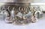 Rounded Silver Vase with Engraved Floral Rim Motifs For Sale - Image 4 of 9
