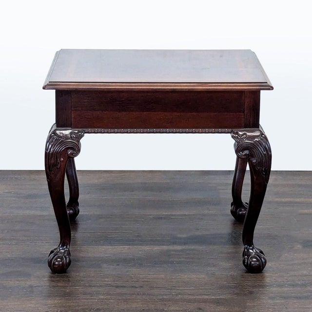 1990s Vintage 1994 Thomasville Mahogany End Table For Sale - Image 5 of 10