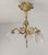 Baroque Antique French Louis XV Three-Light Chandelier in Bronze, 1890s For Sale - Image 3 of 11