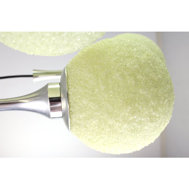 Metal Cascade 5-Light Chandelier, 1960s For Sale - Image 7 of 8