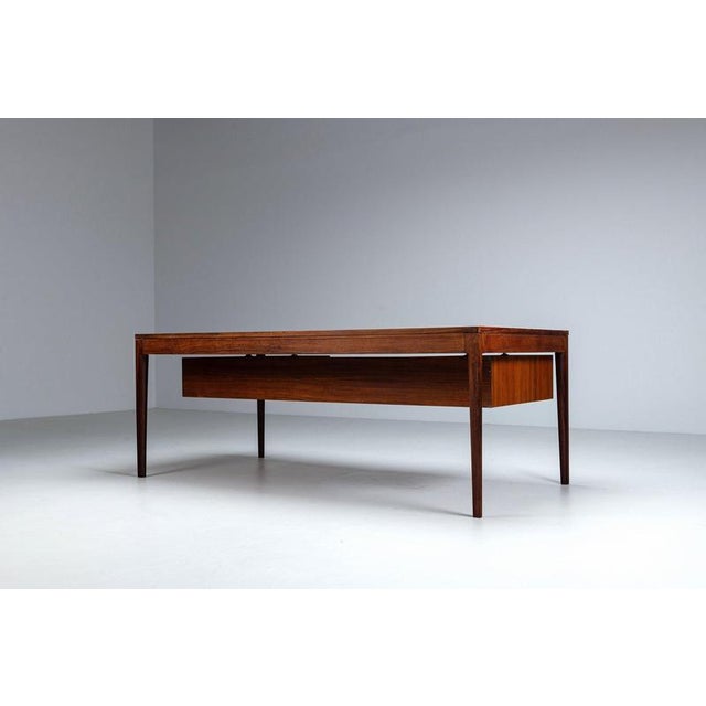 FD-951 Diplomat Desk in Rosewood by Finn Juhl for France & Son, Denmark, 1960 For Sale - Image 11 of 18
